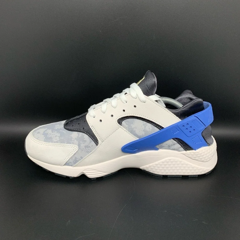 Nike Air Huarache Social FC White Blue Shoes DR0286-100 Men's Sz 12